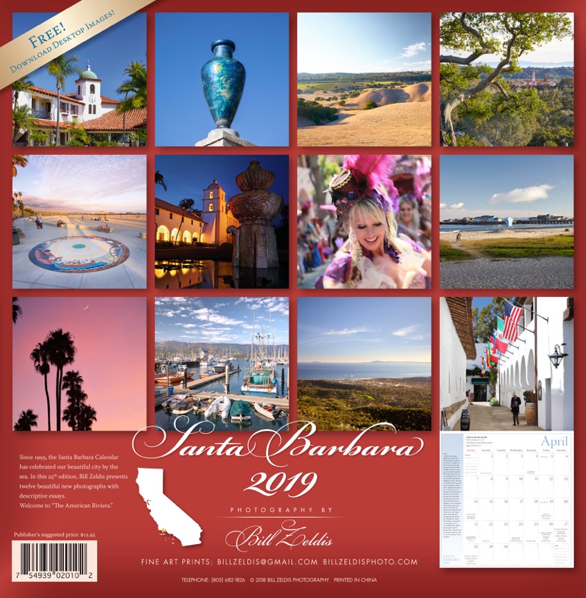 2019 Santa Barbara Calendars The Book Den